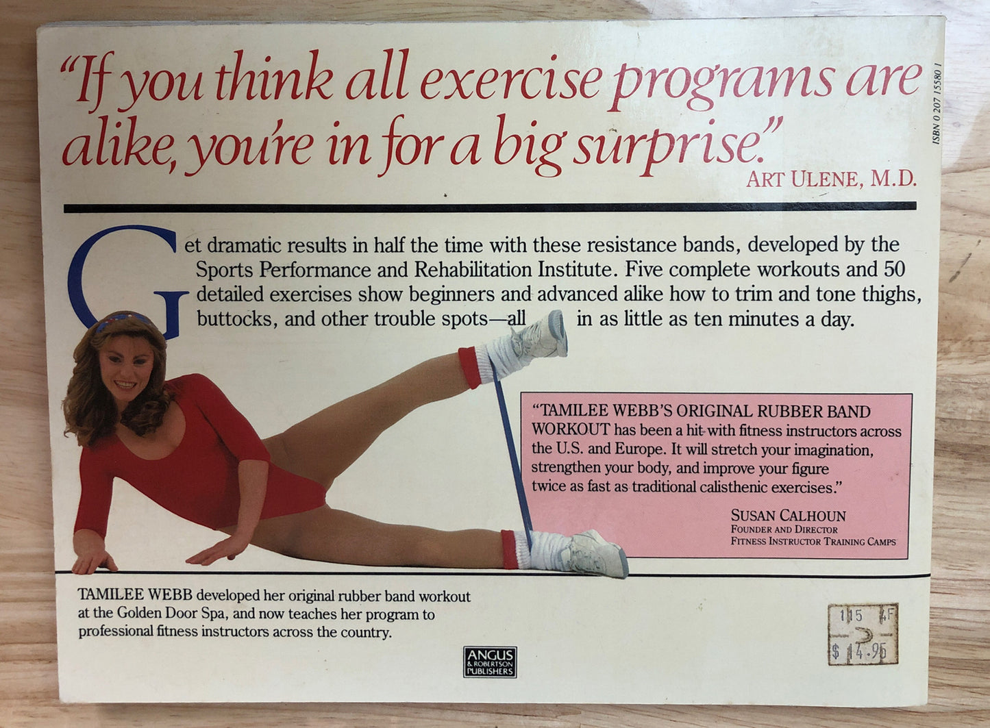 Rubber Band Workout Tamilee Webb's Original NO BANDS INCLUDED In Good Condition