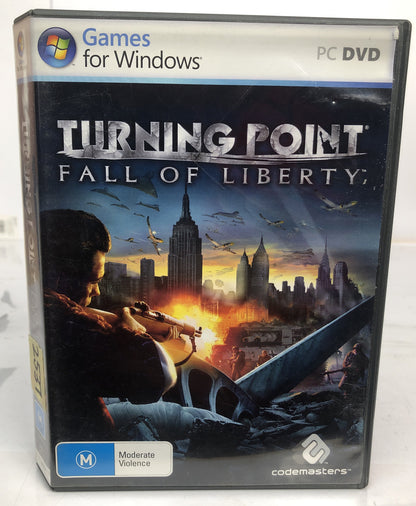 2537 Turing Point Fall Of Liberty For PC complete Game In Good Condition