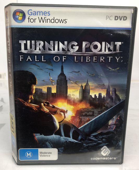 2537 Turing Point Fall Of Liberty For PC complete Game In Good Condition