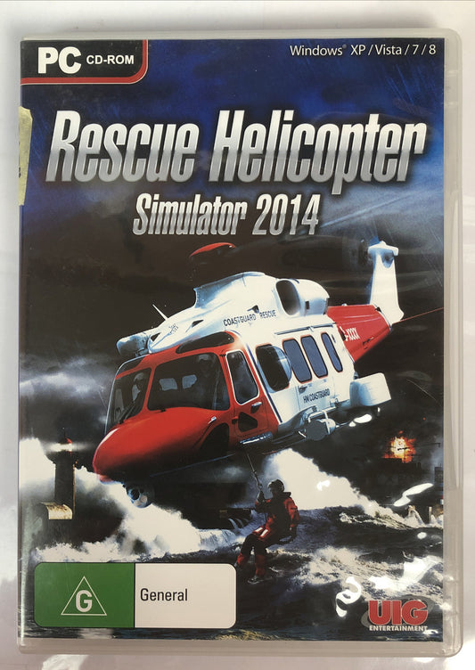3154 Rescue Helicopter Simulator 2014 PC Game In Good Condition