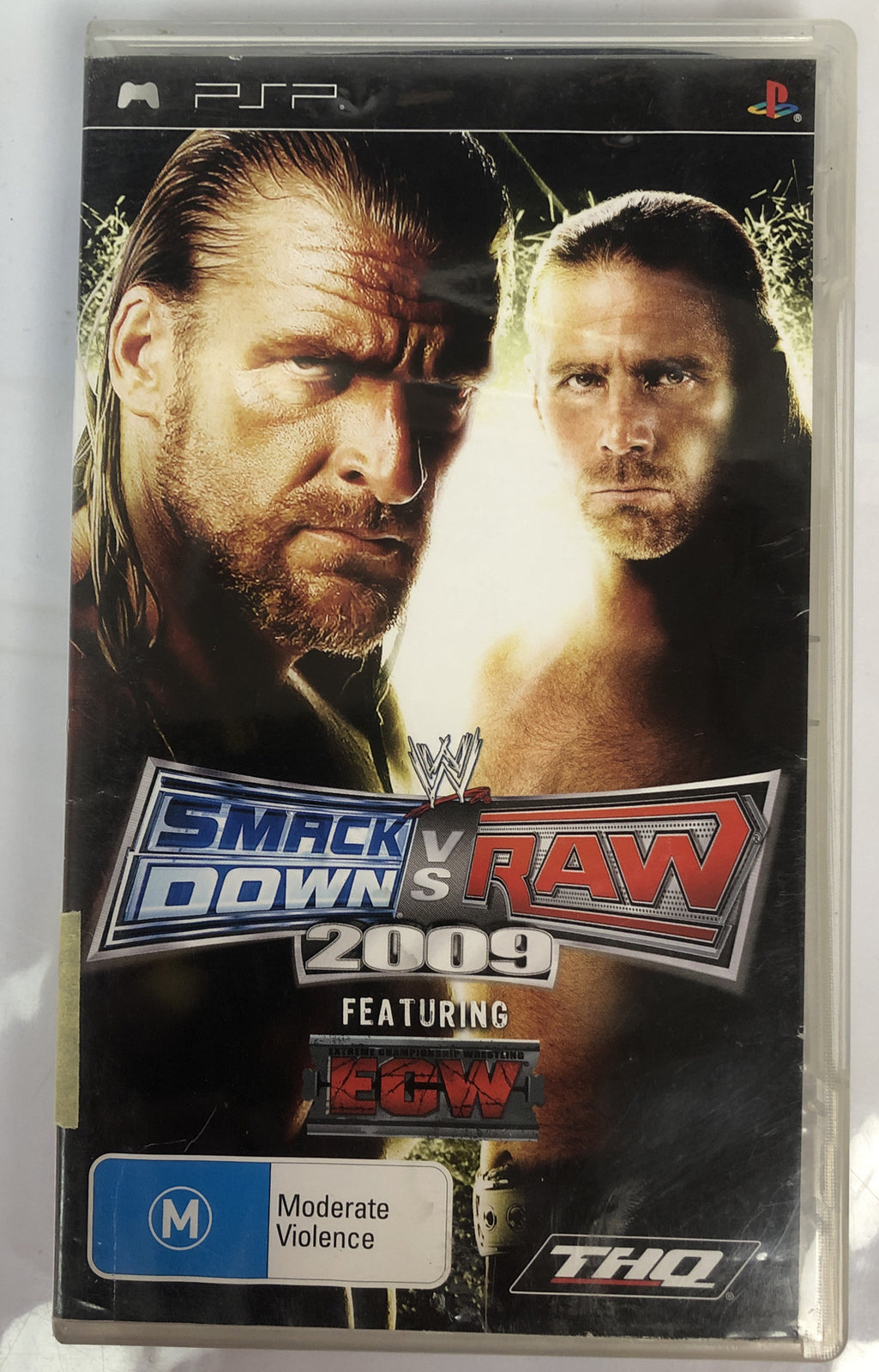 3100 WWE Smack Down Vs Raw 2009 Featuring ECW Playstation PSP Complete Game