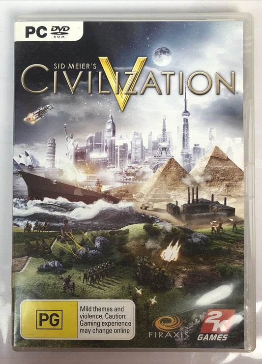 2621 Sid Meier's Civilization V PC complete Game In Good Condition