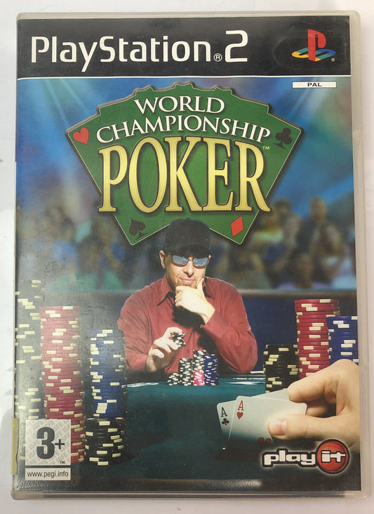 2414 World Championship Poker PAL Playstation 2/PS2 Complete Game