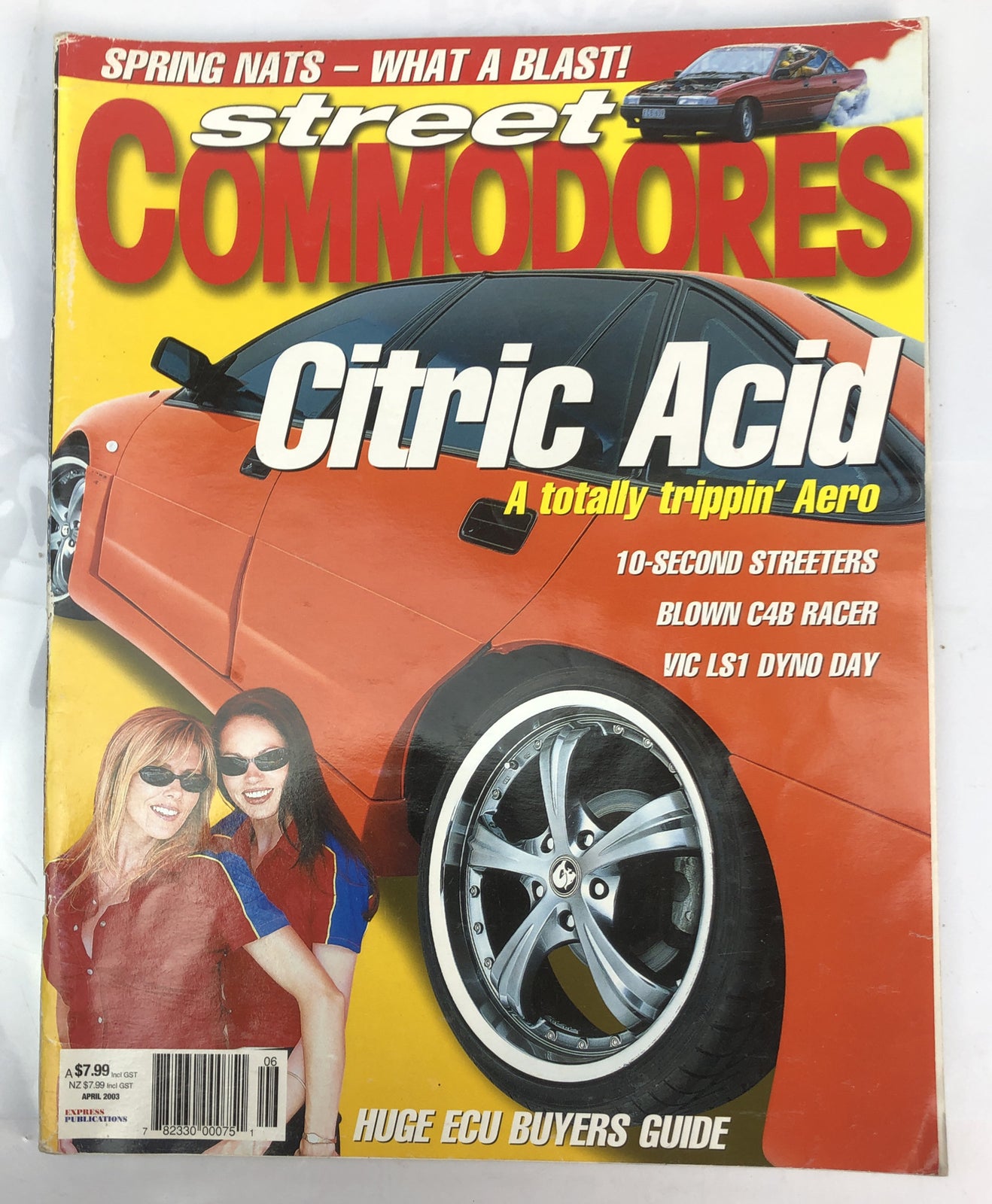 Street Commodore April 2003 Vintage Magazine In OK Condition