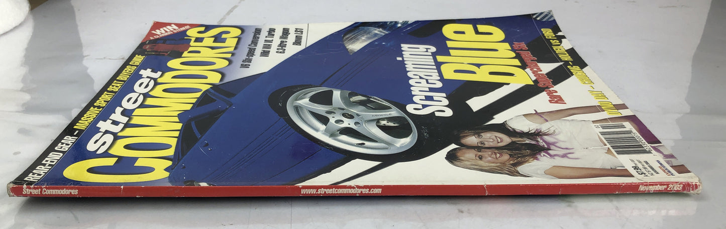 Street Commodore November 2003 Vintage Magazine In OK Condition
