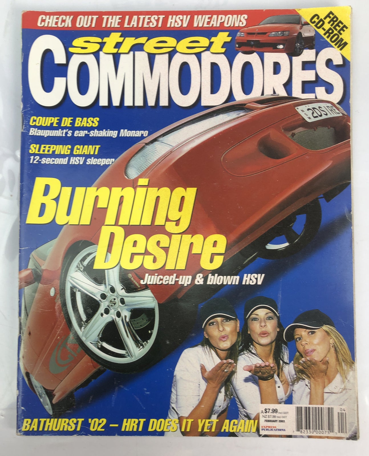 Street Commodore February 2003 Vintage Magazine In OK Condition