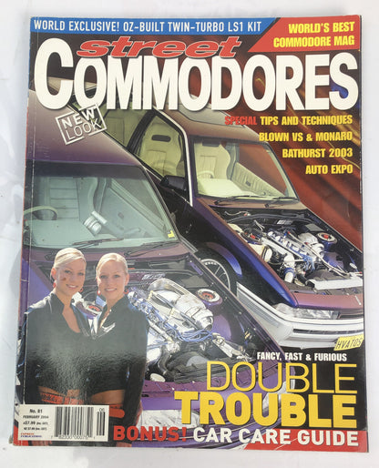 Street Commodore February 2004 Vintage Magazine In OK Condition
