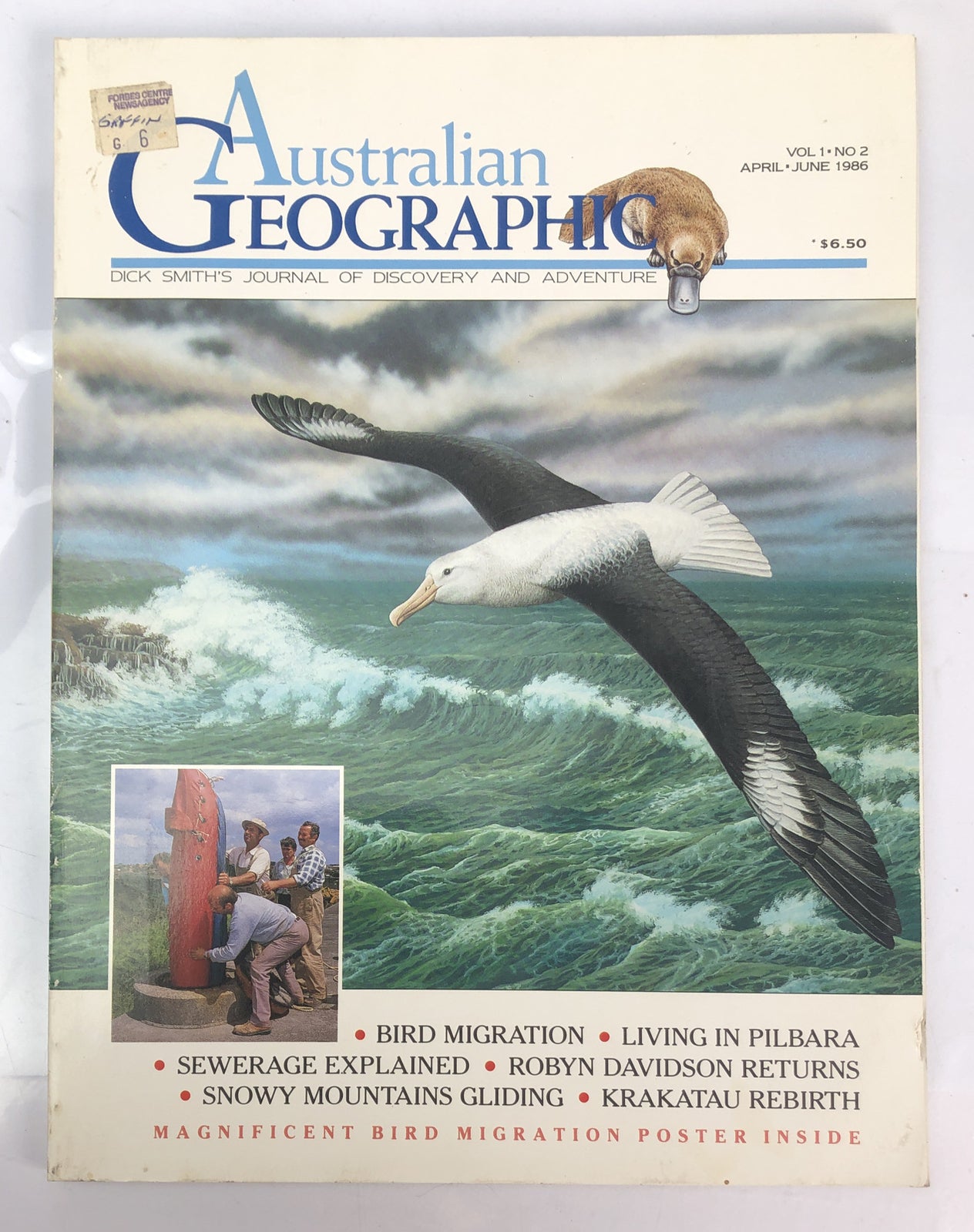 Australian Geographic Magazine Vol.1 No.2 April/June 1986 In Good Condition