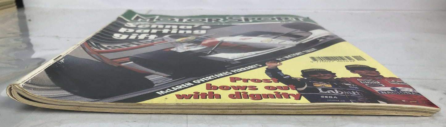 Motor Sport December 1993 Magazine Vintage In OK Condition