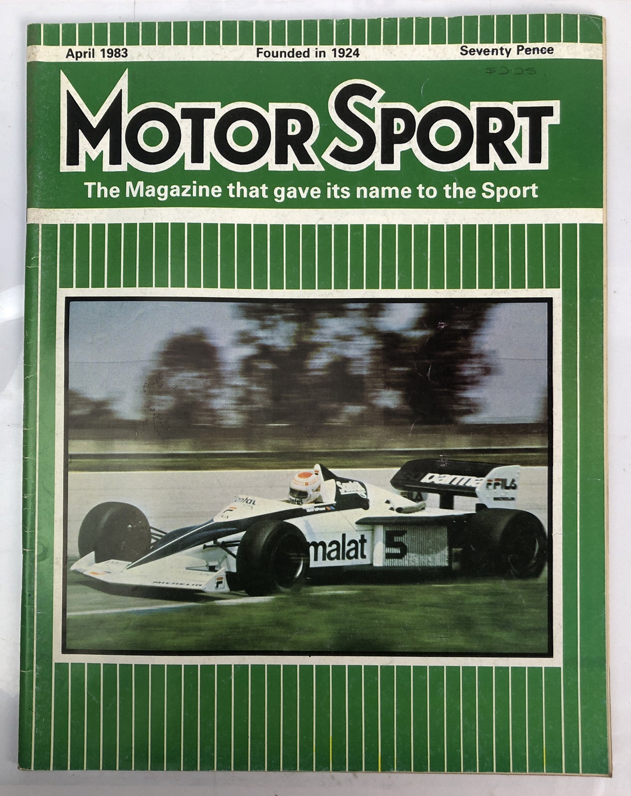 Motor Sport April 1983 Magazine Vintage In Good Condition