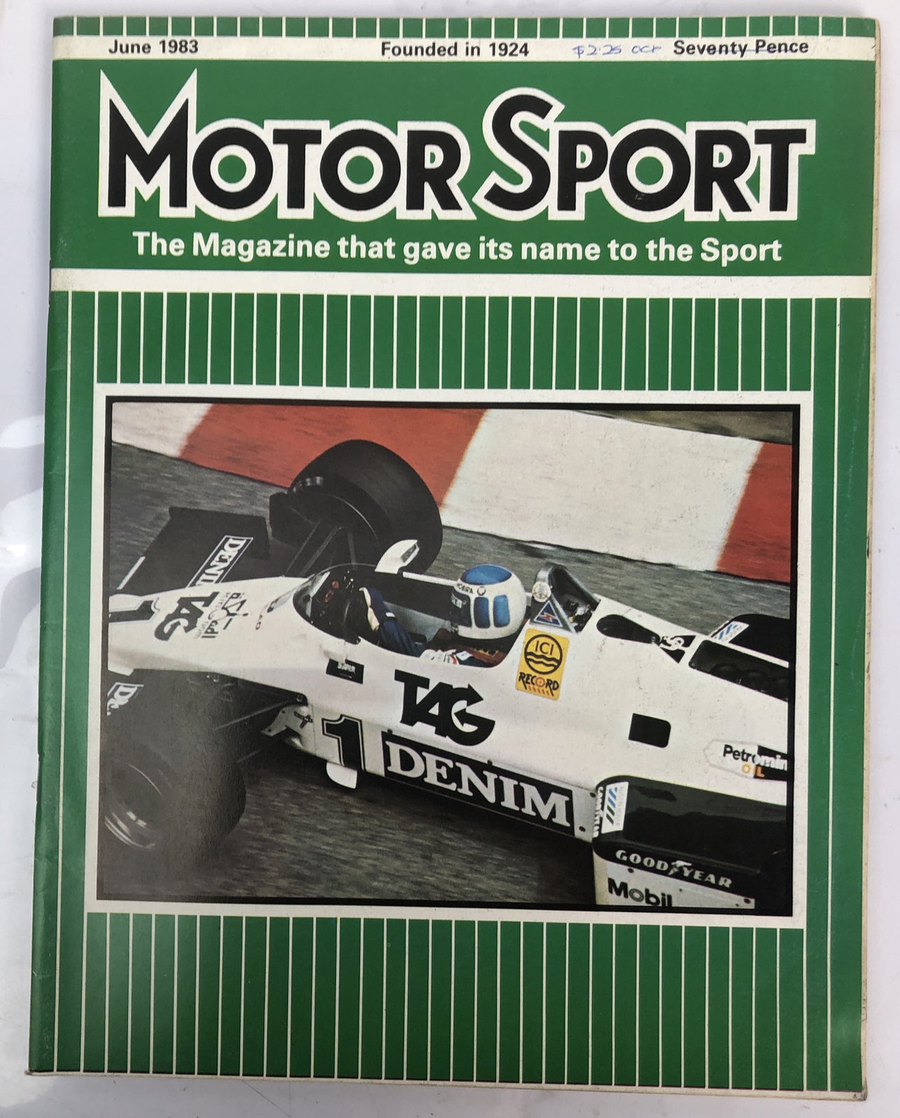 Motor Sport June 1983 Magazine Vintage In Good Condition