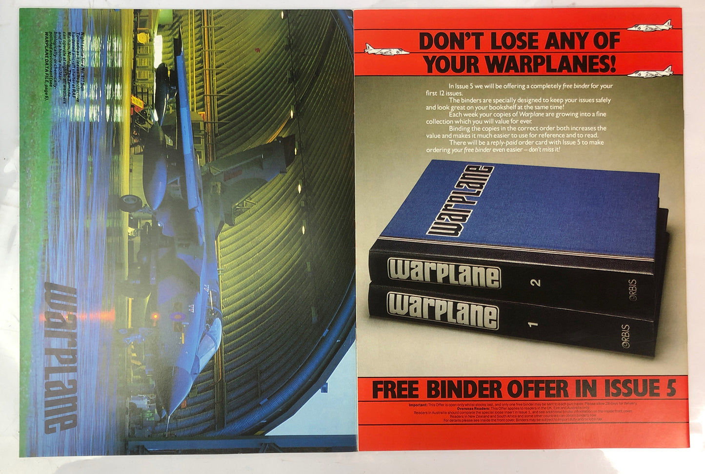 Warplane Issue 1 & 2 Magazine In Good Condition