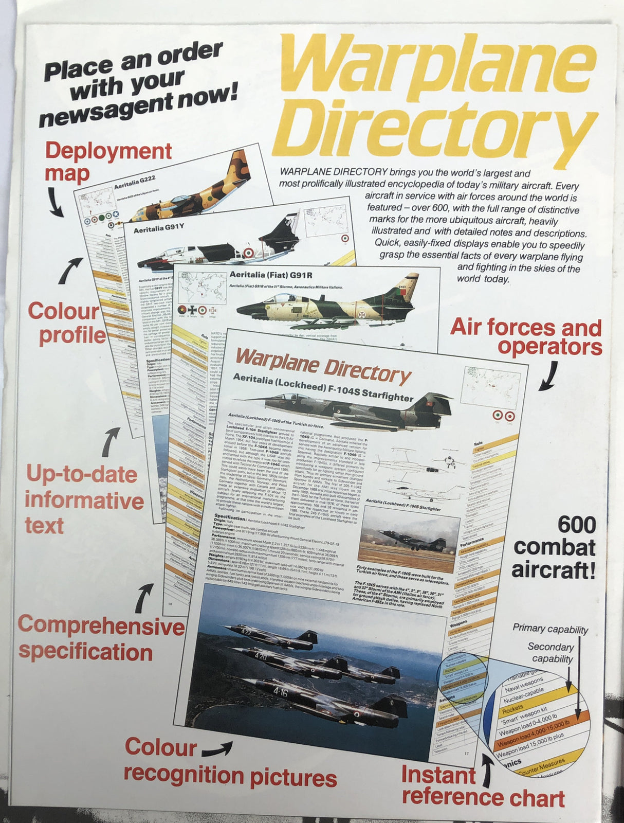 Warplane Issue 1 & 2 Magazine In Good Condition