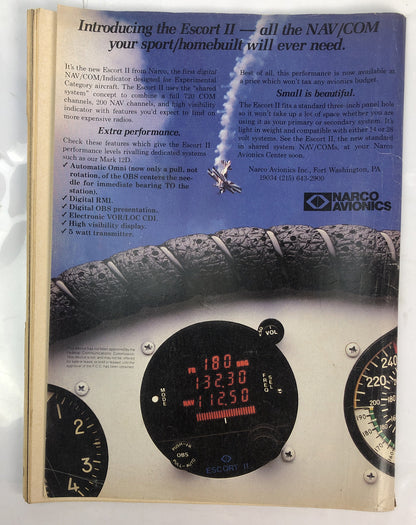 Home Built Aircraft September 1984 Magazine In OK Condition