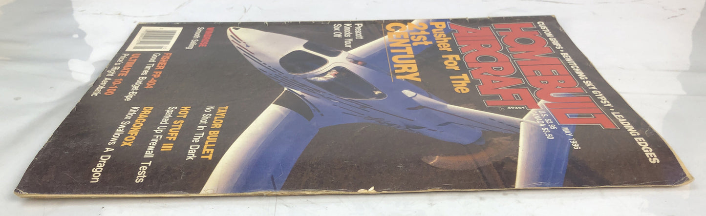 Home Built Aircraft May 1986 Magazine In Good Condition