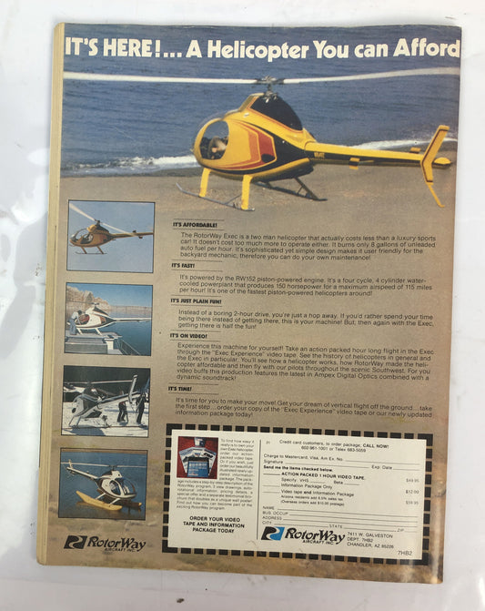 Home Built Aircraft February 1987 Magazine In Good Condition