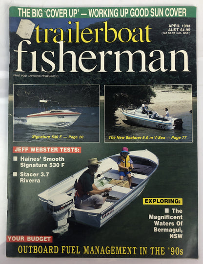 Trailer Boat Fisherman Magazine April 1993 In Good Condition