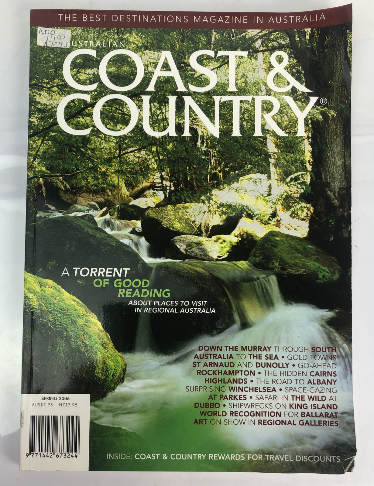 Australian Coast & Country Spring 2006 Magazine OK Condition