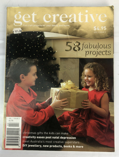 Get Creative Vol.1 Issue. 2 Magazine In OK Condition