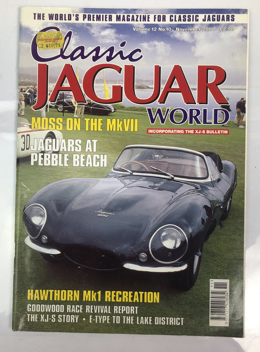 Classic Jaguar World Vol.12 No.10 November 2000 Magazine In Good Condition