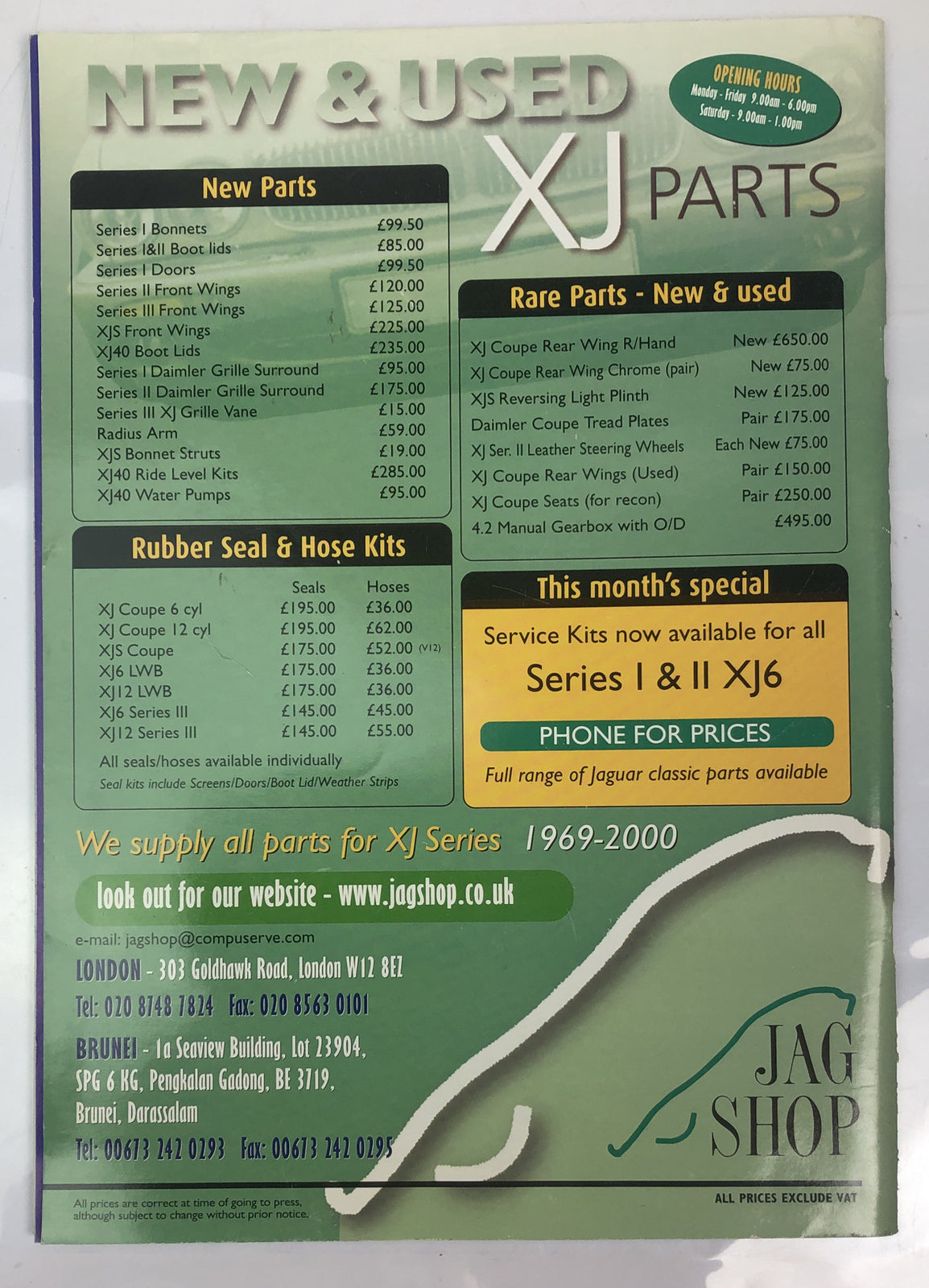 Classic Jaguar World Vol.12 No.10 November 2000 Magazine In Good Condition