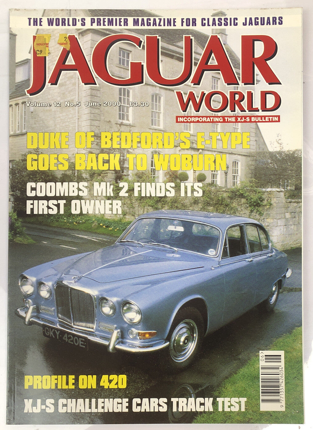 Jaguar World Vol.12 No.5 June 2000 Vintage Magazine In Good Condition