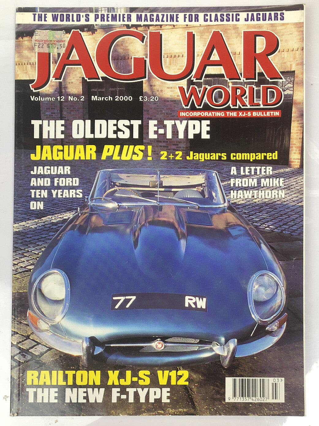 Jaguar World Vol.12 No.2 March 2000 Vintage Magazine In Good Condition