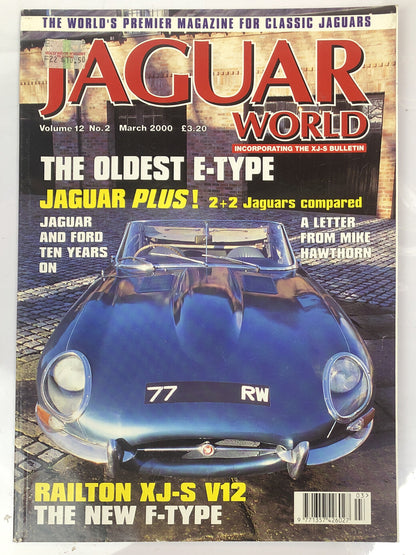 Jaguar World Vol.12 No.2 March 2000 Vintage Magazine In Good Condition