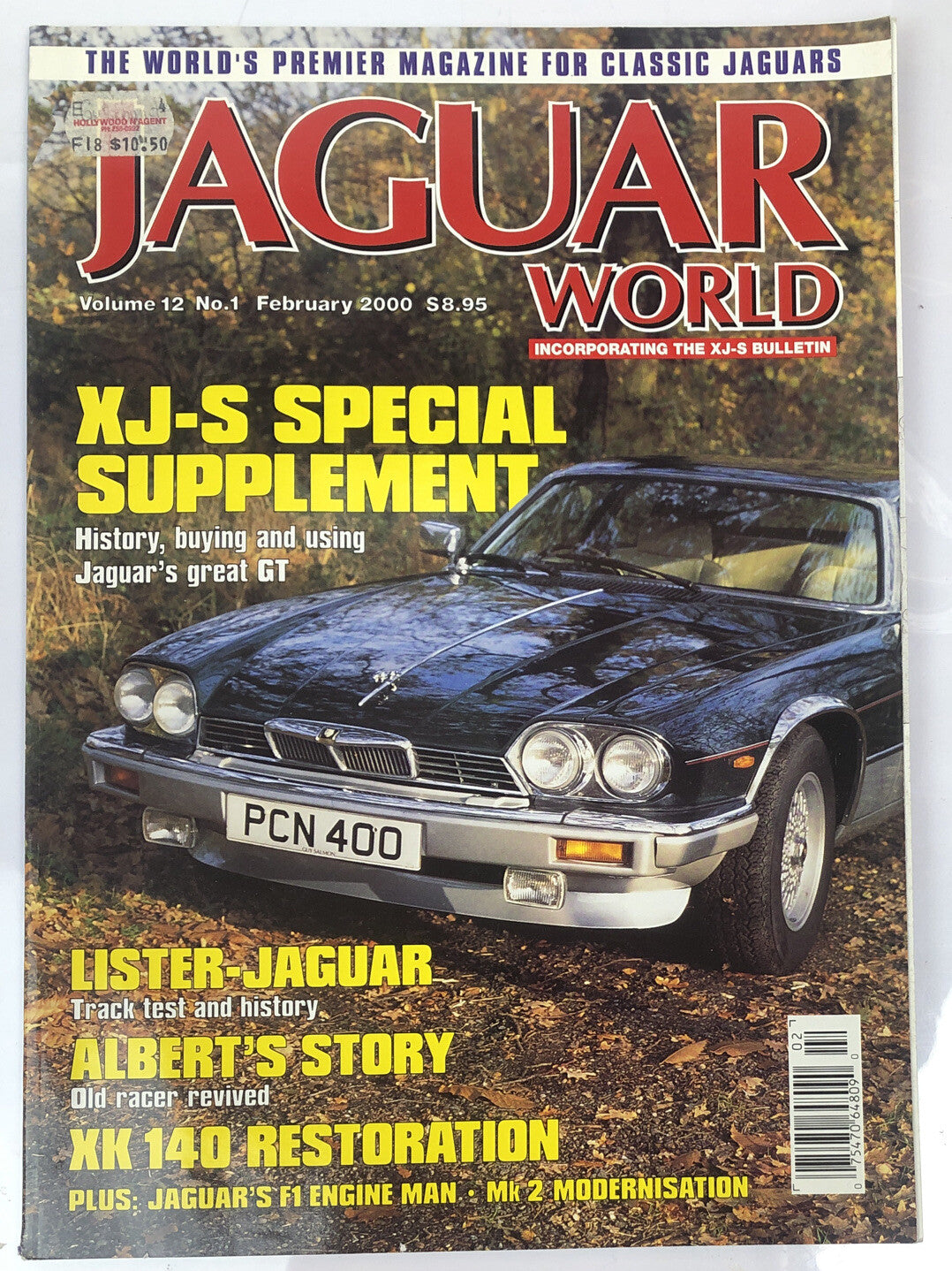 Jaguar World Vol.12 No.1 February 2000 Vintage Magazine In Good Condition