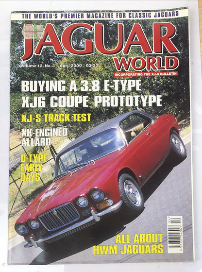 Jaguar World Vol.12 No.3 April 2000 Vintage Magazine In Good Condition