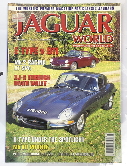 Jaguar World Vol.12 No.12 January 2000 Vintage Magazine In Good Condition