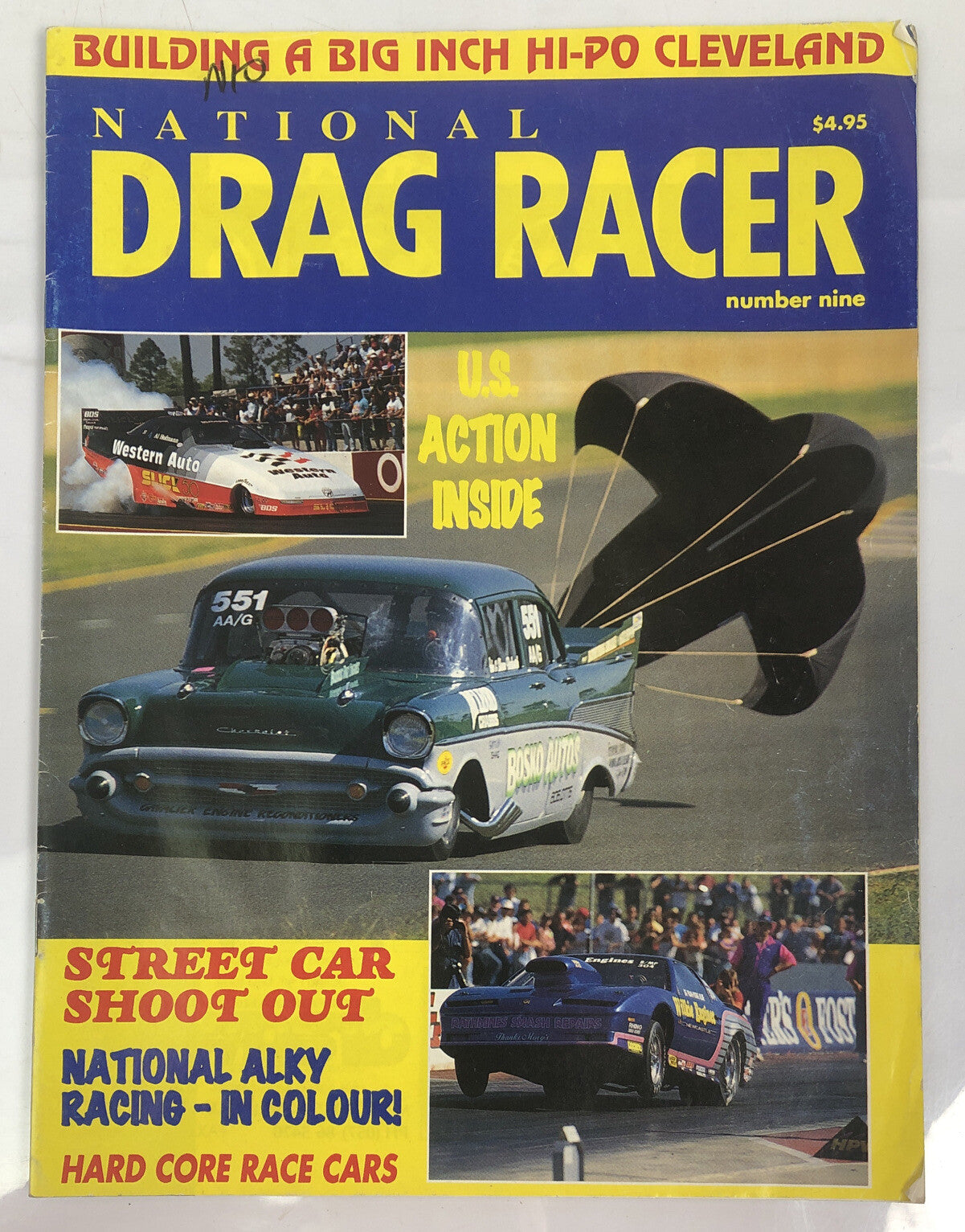 National Drag Racer No.9 Vintage Magazine In Good Condition