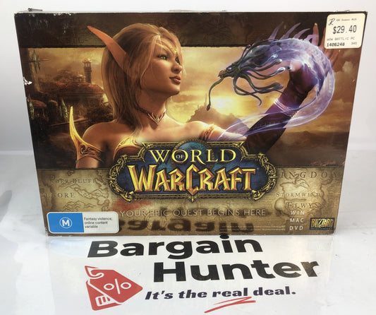 3084 World Of Warcraft PC complete Game In Good Condition