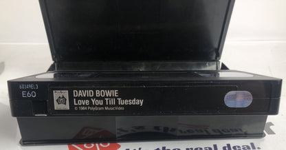 David Bowie Love You Till Tuesday VHS Tape In Good Condition