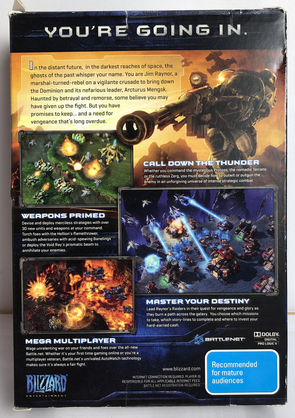 3112 StarCraft Wings Of Liberty For PC Complete In Good Condition