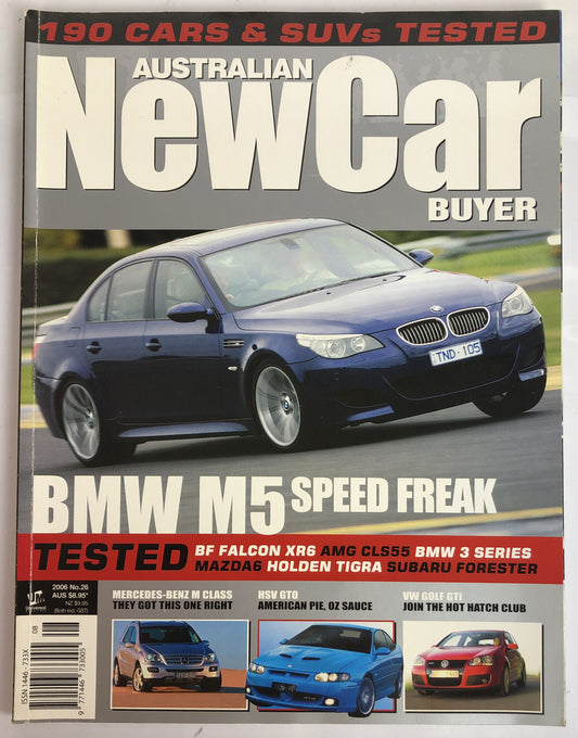 Australian New Car Buyer Magazine 2006 No.26 Vintage In Good Condition