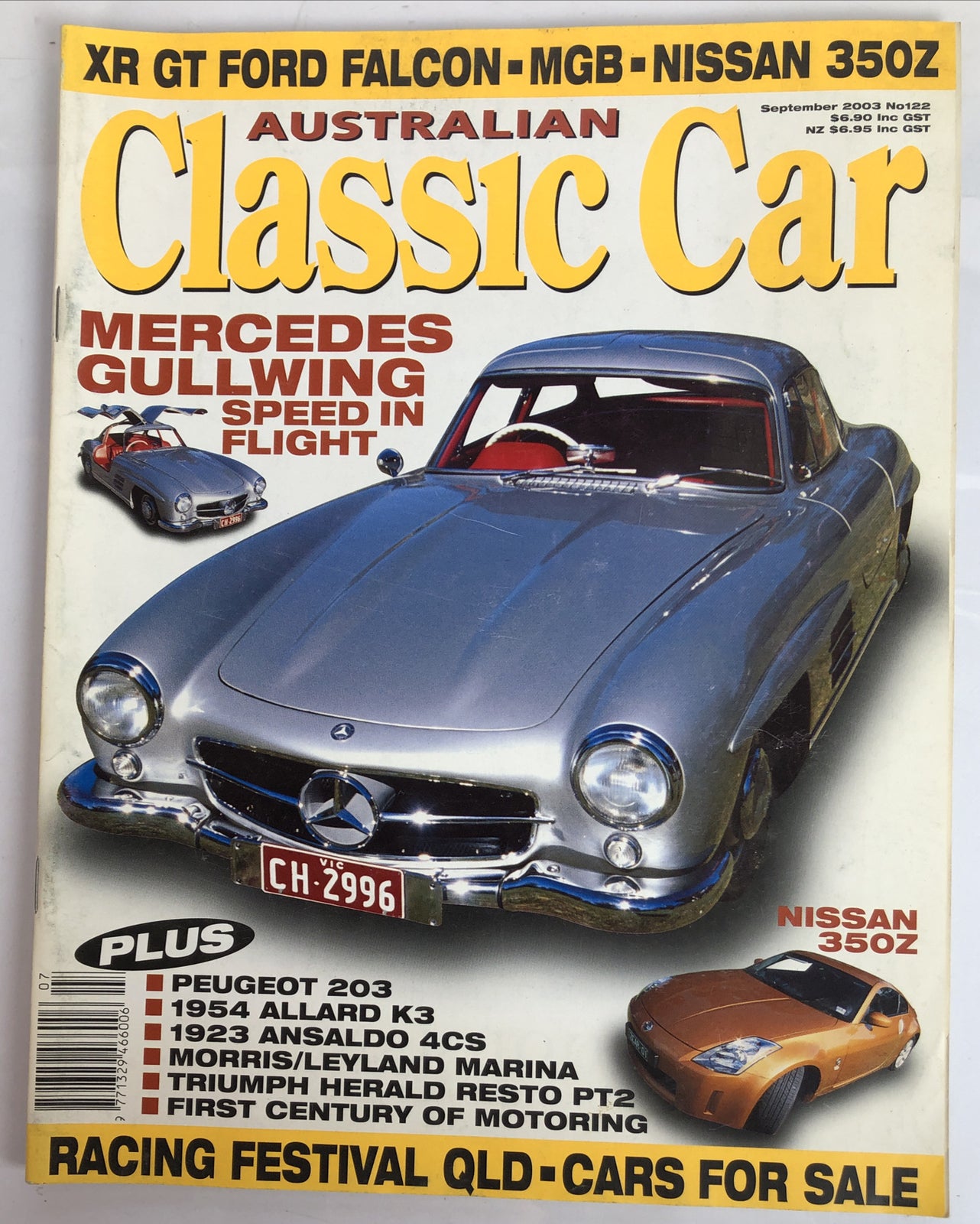 Australian Classic Car September 2003 Magazine Vintage In Good Condition