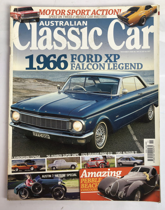 Australian Classic Car November 2008 Magazine Vintage In Good Condition