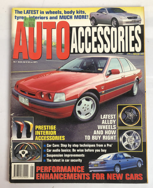 Auto Accessories Issue No 1 Magazine Vintage In Good Condition
