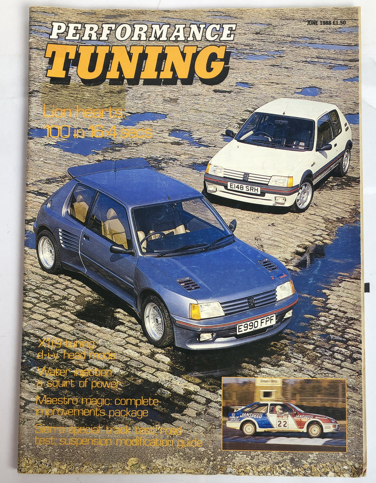 Performance Tuning June 1988 Magazine Vintage In OK Condition