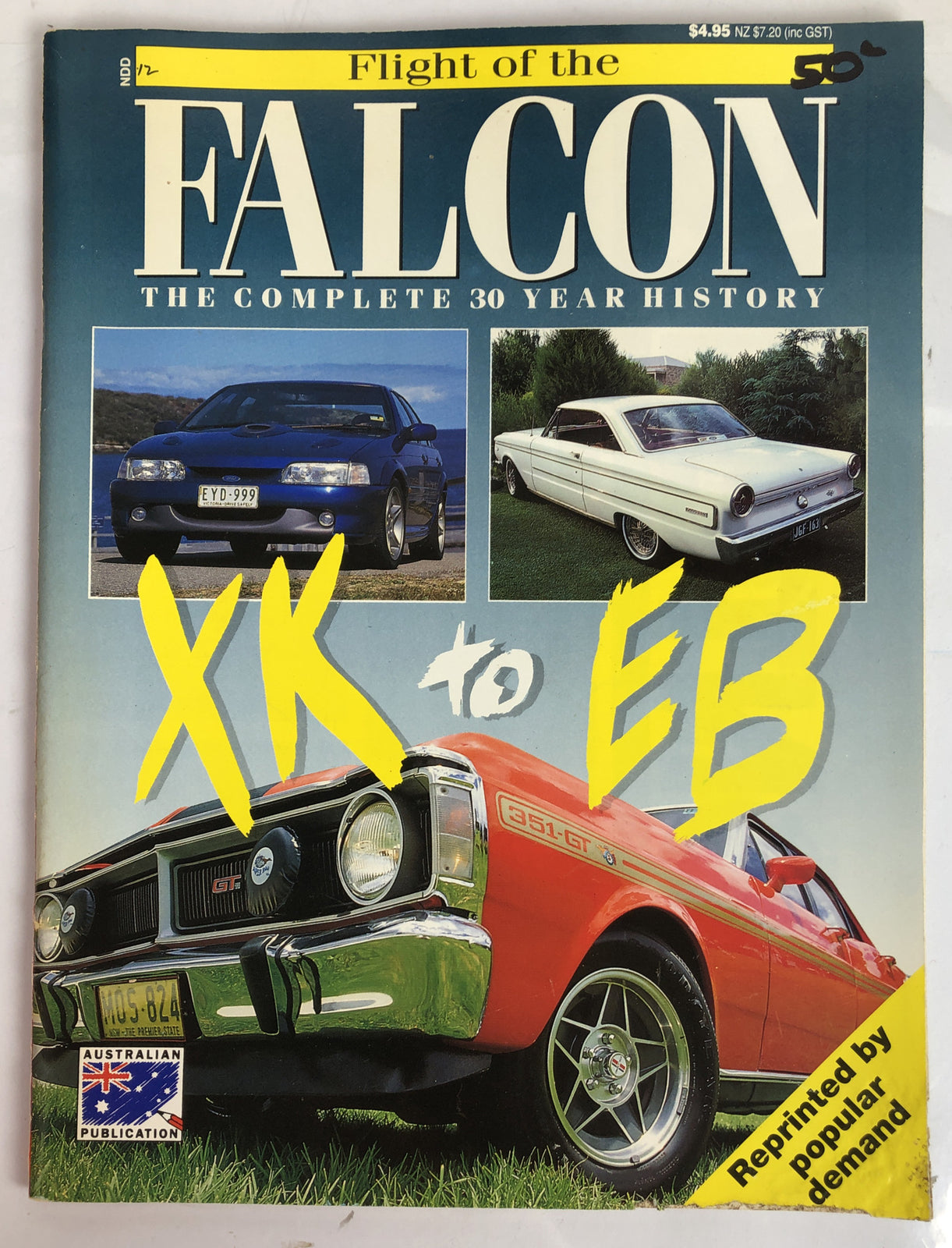 Flight Of The Falcon XK To EB  Magazine Vintage In Poor Condition
