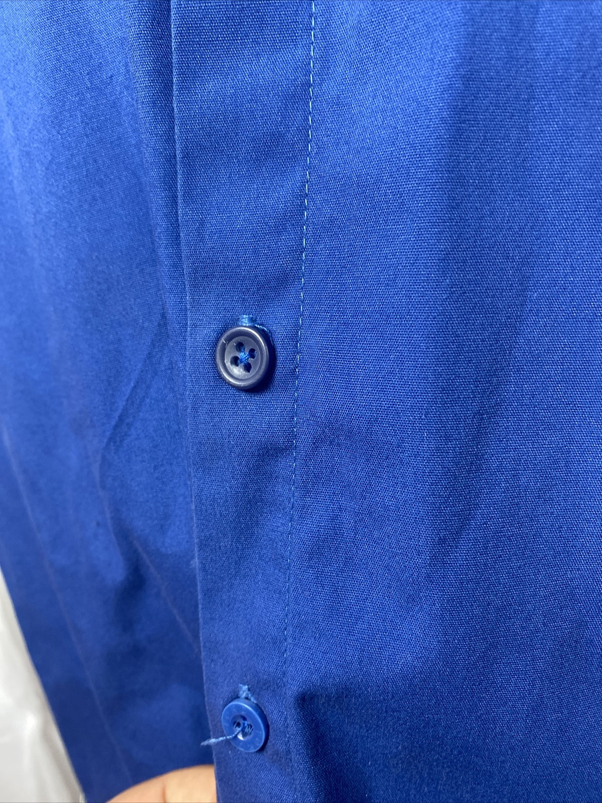 Ford Blue Embroidered Short Sleeve Shirt Size XL In OK Condition F178