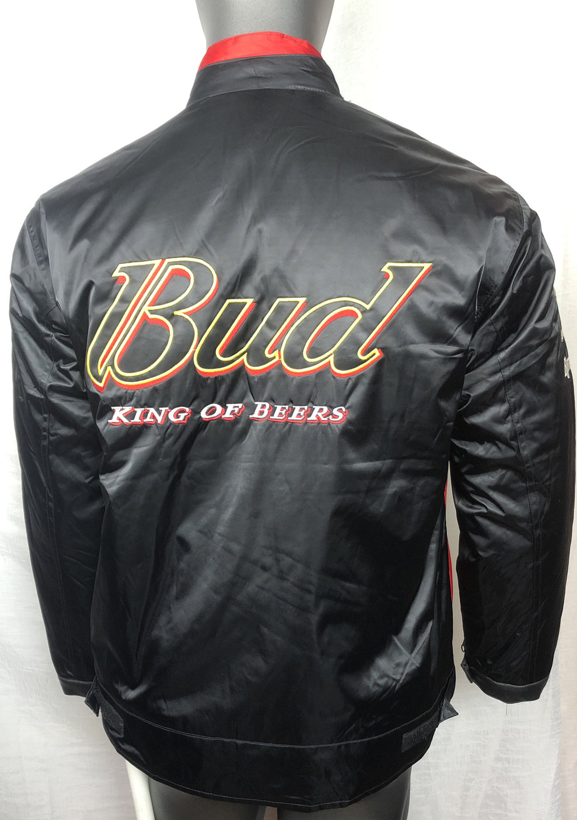 DALE EARNHARDT JR. AUTHENTIC BUDWEISER RACING JACKET SIZE L F32