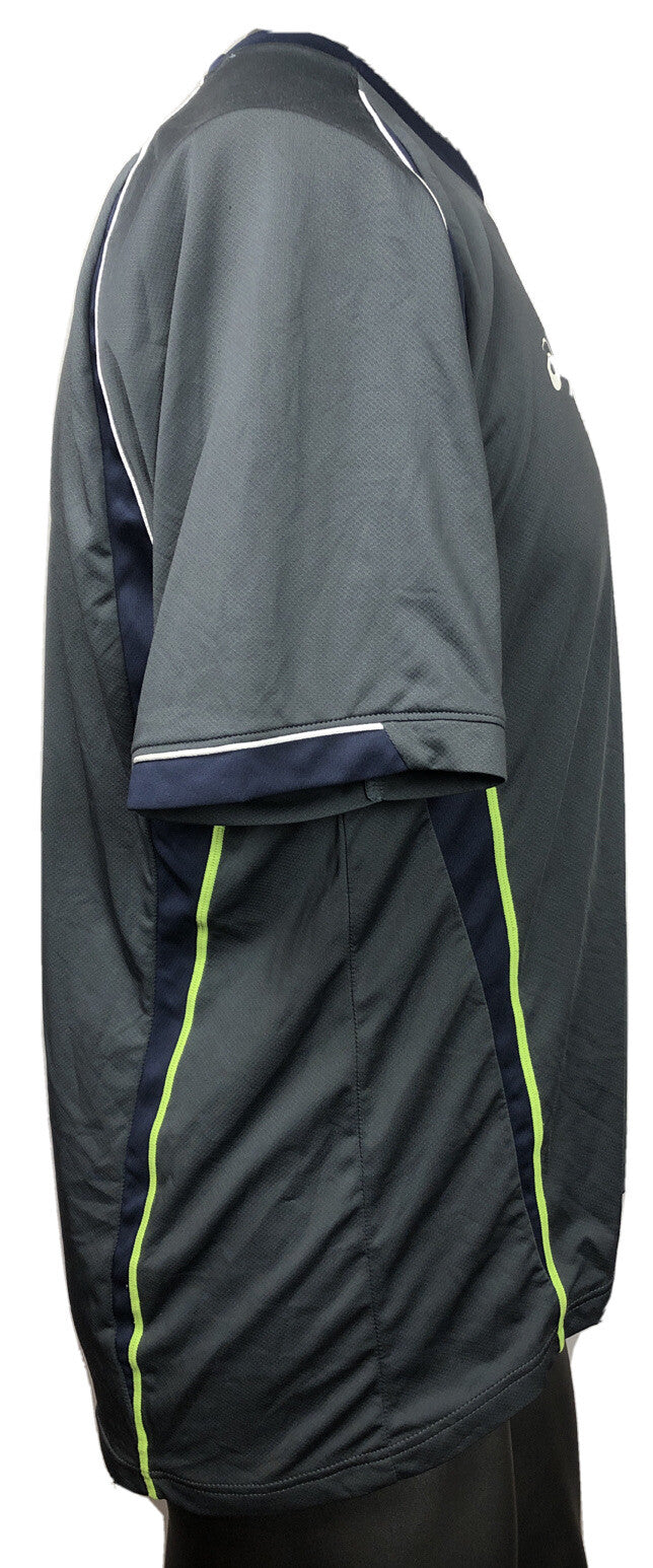 Cricket Australia Short Sleeve Grey Men's Shirt Size XL In Good Condition F129