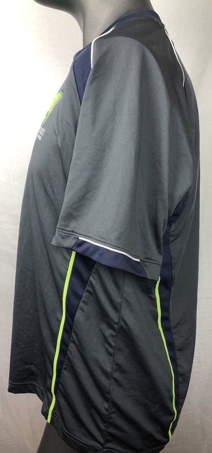 Cricket Australia Short Sleeve Grey Men's Shirt Size XL In Good Condition F129