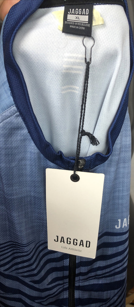 Jaggad Rolling Hills Cycling Half Sleeve Zip Top Size XL New with Tags F130