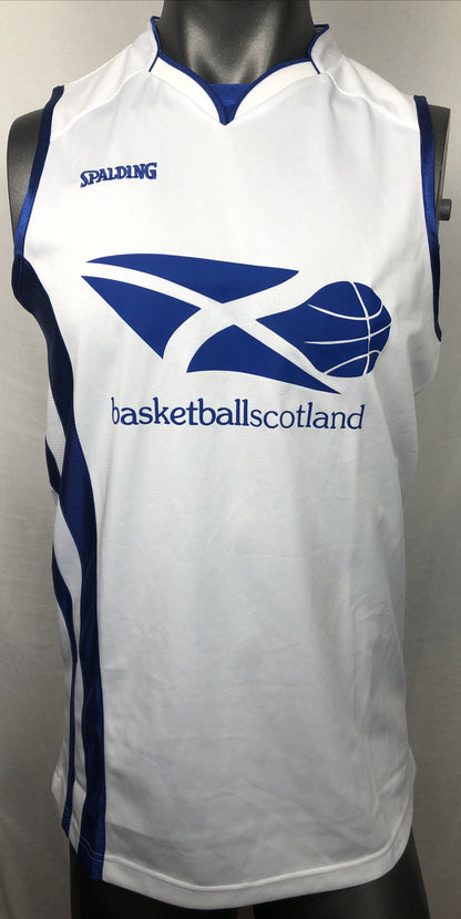Spalding Basketball Scotland Men's Tank Top Jersey Size M New With Tag F175
