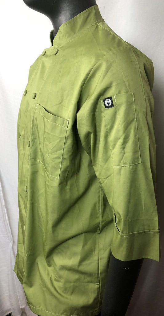 Chef Works Green Middle Sleeve Shirt Size L Brand New with Tags F46