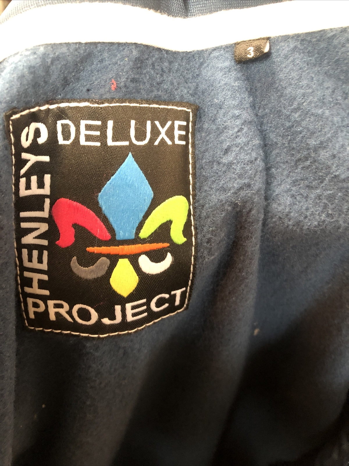 Henleys Deluxe Project Long Sleeve Jumper Size M / 3 In Good Condition F169