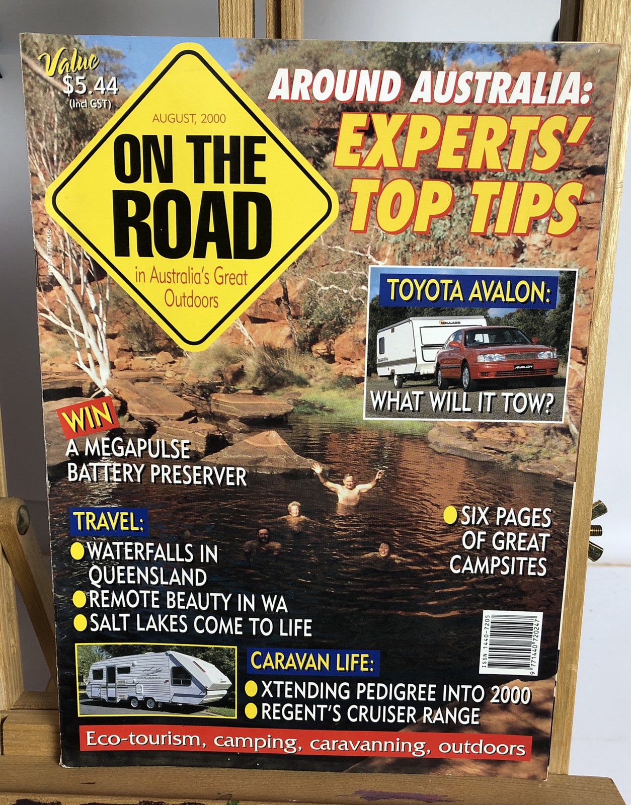 On The Road August 2000 Magazine Vintage In Good Condition